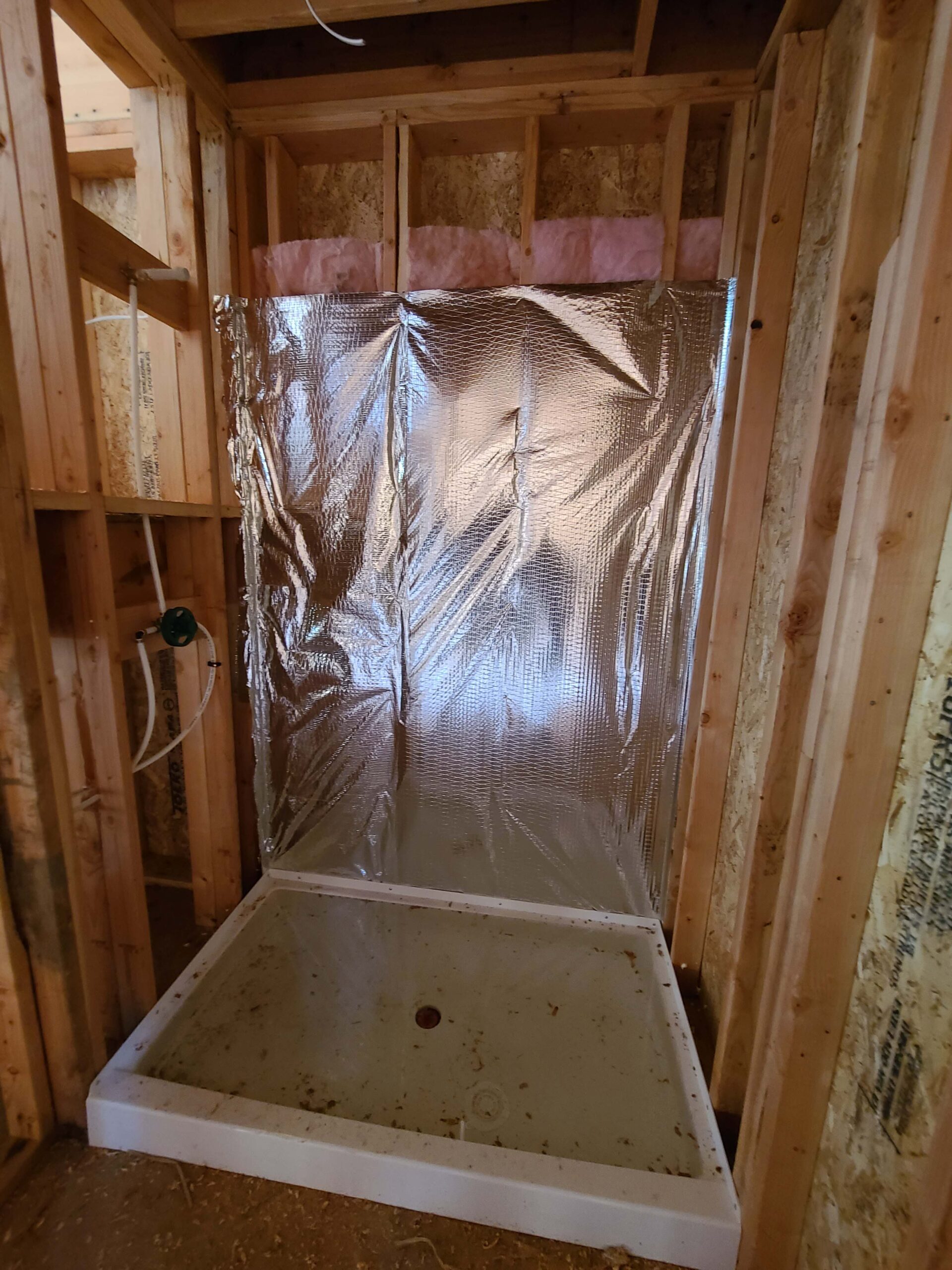 Should I Insulate a Shower Wall